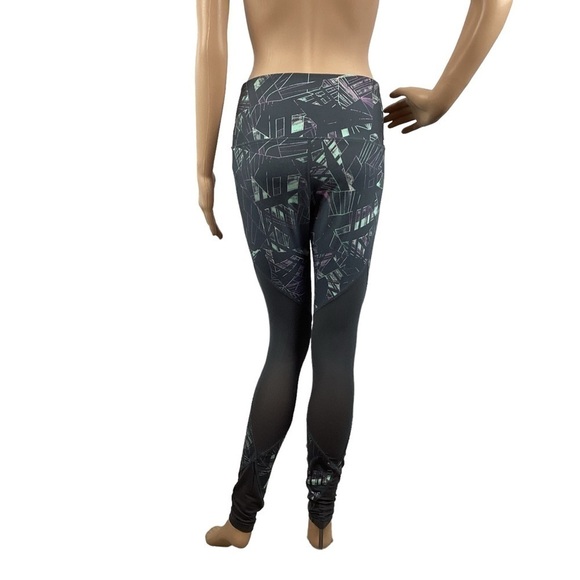 Zella Cut It Out High Waist Leggings Size S Grey Graphite Astral Print - Picture 5 of 6